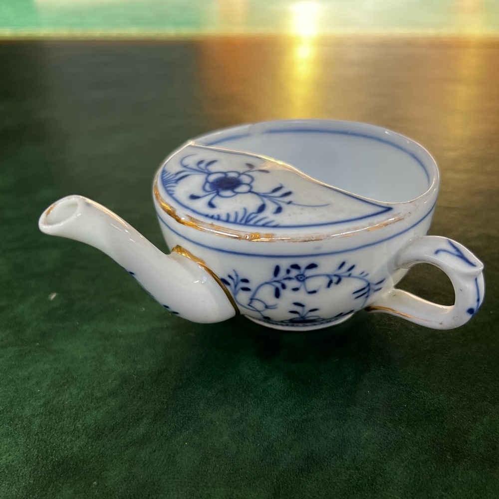 Antique Porcelain Invalid Feeder Tea Cup